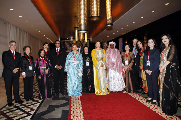 S.A.R. la Princesse Lalla Hasnaa  préside le dîner de Gala organisé par le Cercle diplomatique  et la Fondation diplomatique